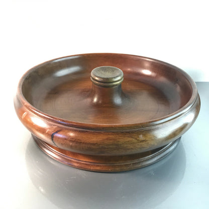 HOLZSCHALE 28 cm Schale Nussschale Vintage 50er 60er MID CENTURY