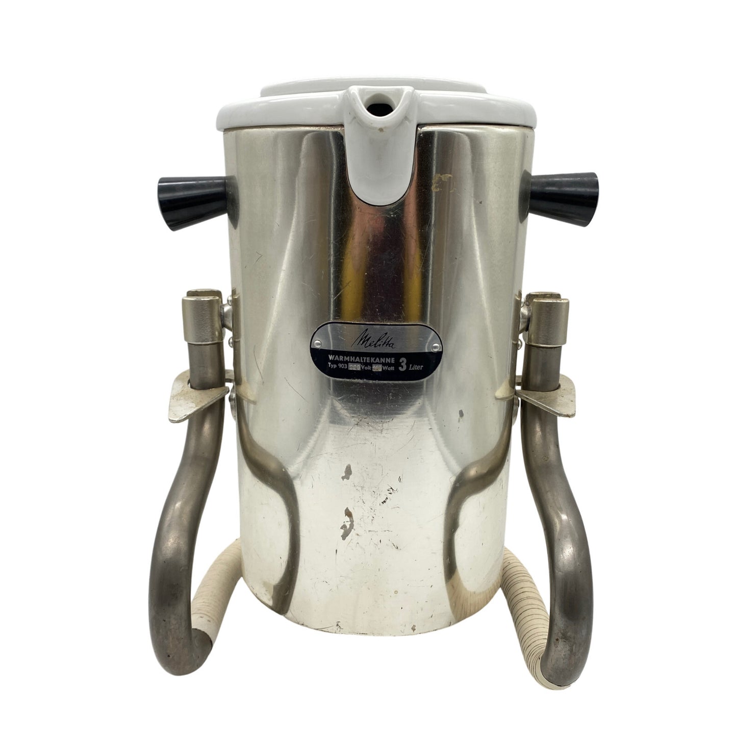 Melitta Warmhaltekanne 3 Liter Vintage 50er 60er Kippkanne Porzellan weiß