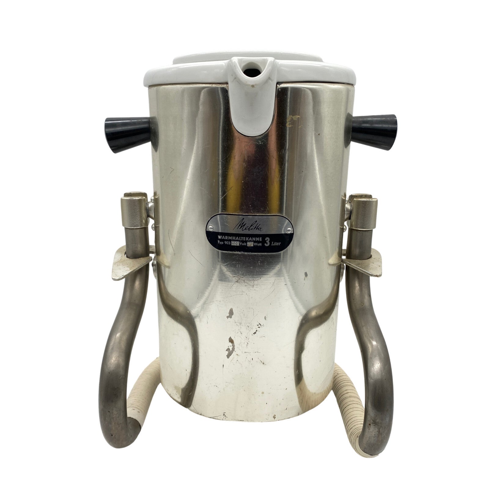 Melitta Warmhaltekanne 3 Liter Vintage 50er 60er Kippkanne Porzellan weiß