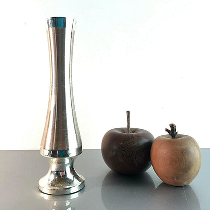 Vase Orchideenvase versilbert 19,8 cm 50er 60er MID CENTURY