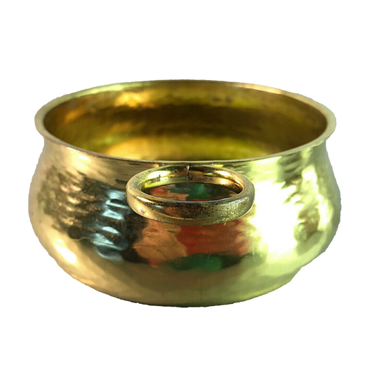 ZINT Flaschenhalter Messing Vintage 50er 60er MID CENTURY Schälchen