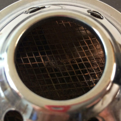 HP Käsefondue Topf Gusseisen mit Stövchen Eisen Metall Vintage FONDUE