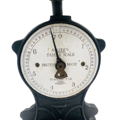 Salter Britische WAAGE Haushaltswaage Küchenwaage bis 7 Pfund (LB) Eisenschwarz