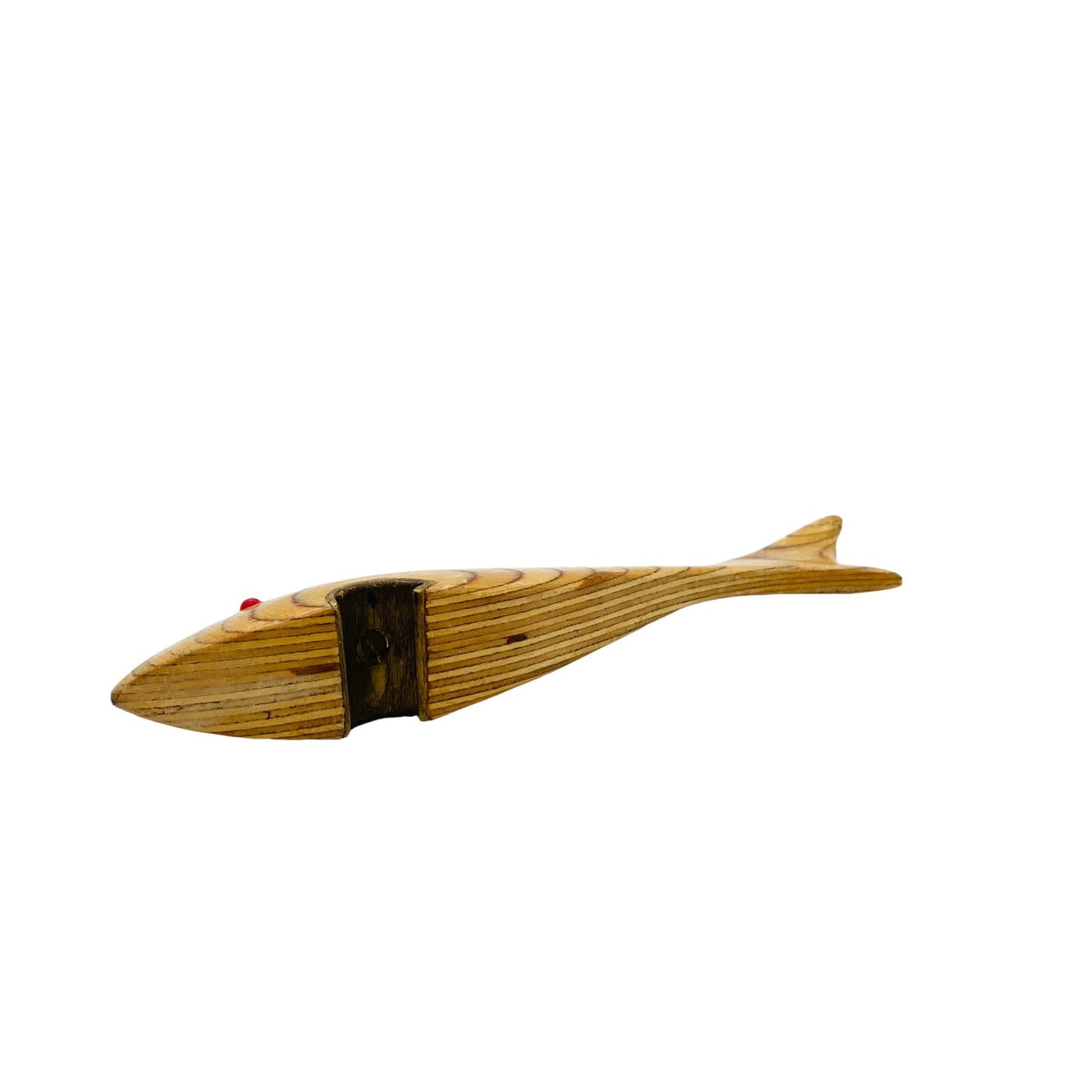 Vintage Flaschenöffner FISCH  Holz Kronkorkenöffner  MID CENTURY 22cm