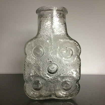 Vase Glasvase GLAS 60er 70er H 22 cm 
