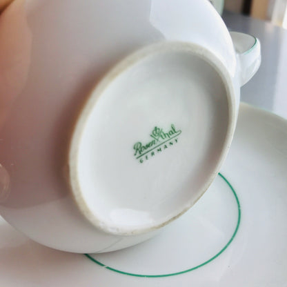 Rosenthal Espressotassen Suppentassen 6er Set Schildkröte grün Tassen