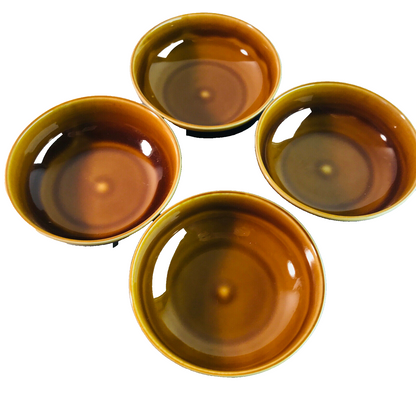 Annaburg Keramik Schalen Schälchen braun 50er 60er MID CENTURY 12,8 cm