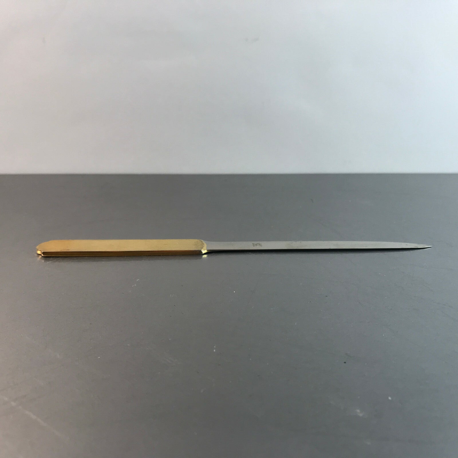 ZWILLING Vintage Brieföffner Edelstahl Gold 50er 60er MID CENTURY 20 cm