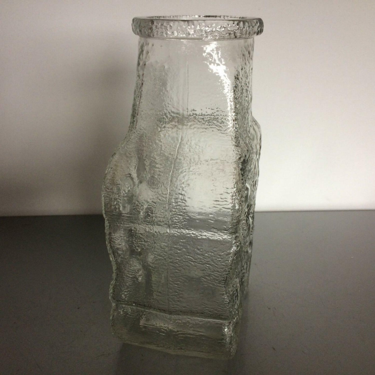 Vase Glasvase GLAS 60er 70er H 22 cm 