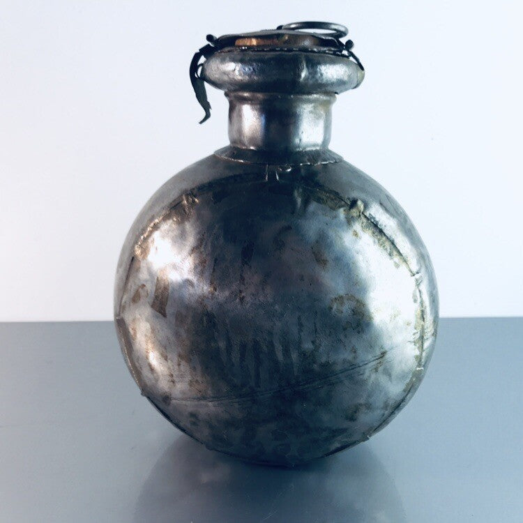 Antike Weinflasche 17./18. Jh. Metall Flasche SAMMLER Adelsbesitz Museum