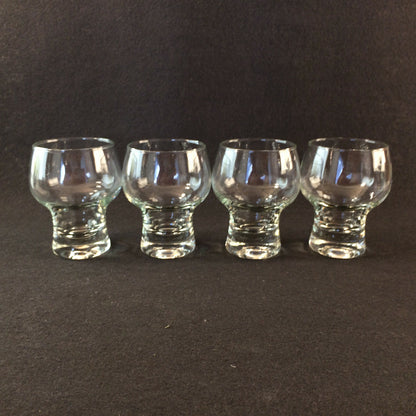 Likörgläser 7,1 cm 4er Set 50er 60er Schnapsgläser Gläser Glas
