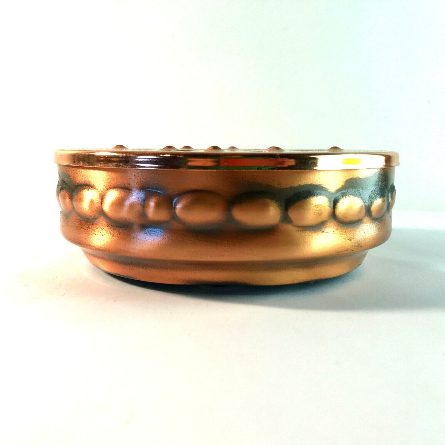 Stövchen Kupfer Vintage 50er 60er MID CENTURY Rechaud 14,5 cm Metall Deko