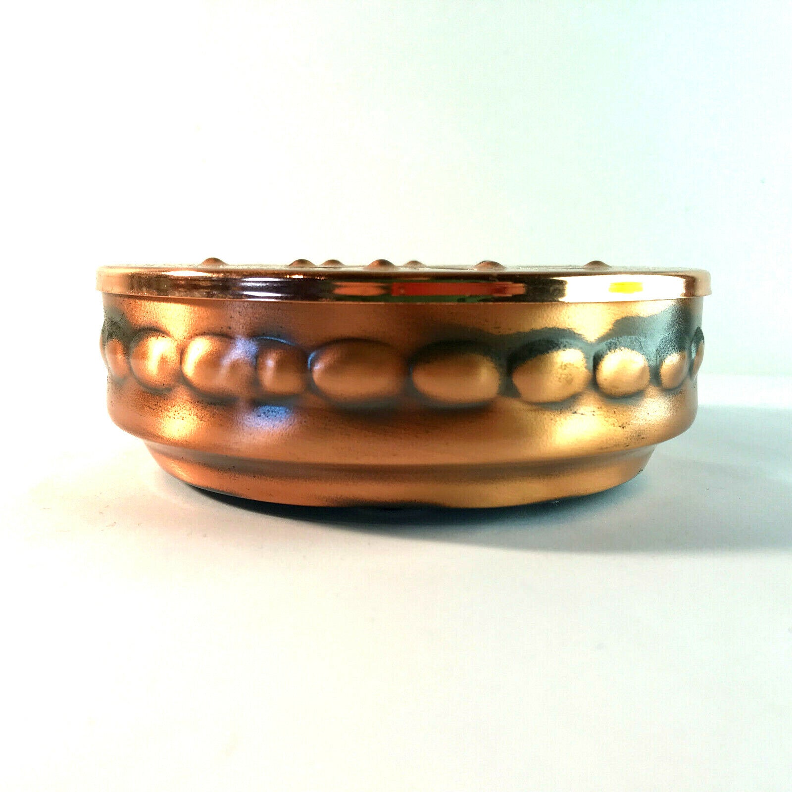 Stövchen Kupfer Vintage 50er 60er MID CENTURY Rechaud 14,5 cm Metall Deko