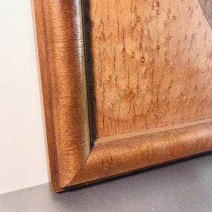 Art Déco 40er 50er 60er Tablett 48,5 x 33,7 cm HOLZ Holztablett 
