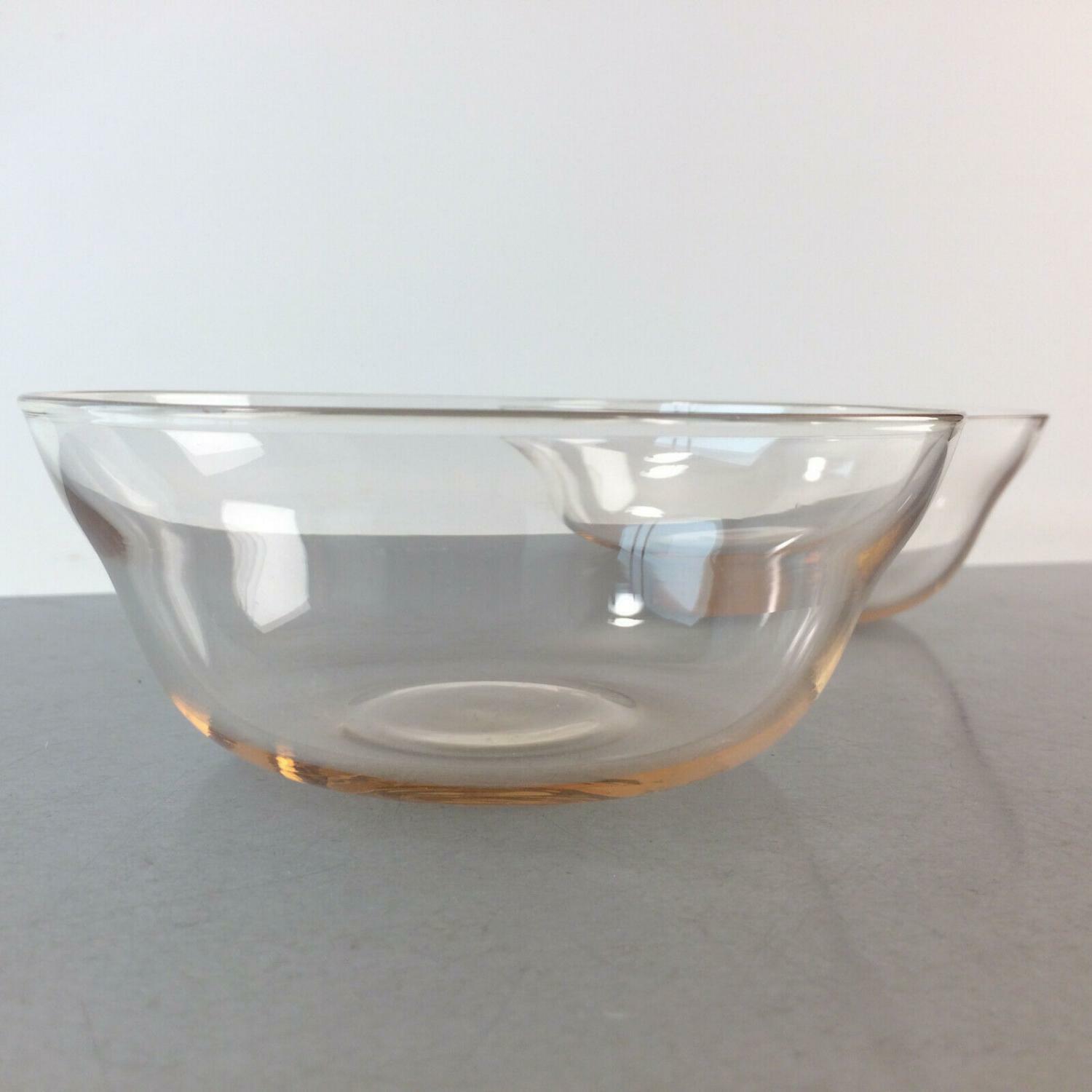 HOLMEGAARD Schälchen rosa rosße Schalen Glas 13 cm 2er Set Schüssel
