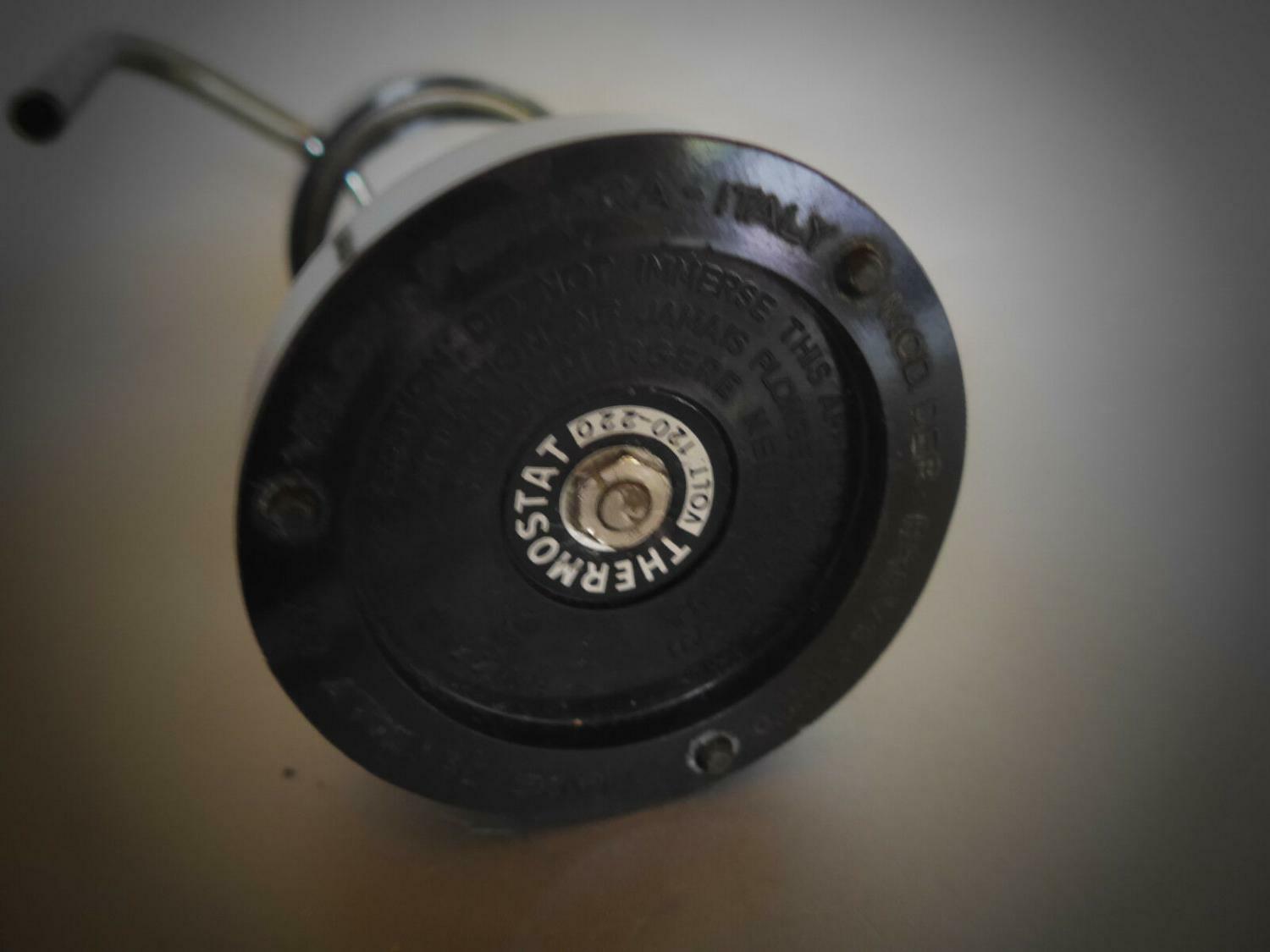 Velox Ferrara PATENT Espressokocher schwarz elektr. 2 Tassen 70er Italy