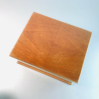 Deckeldose HOLZ Holzdose DOSE eckig Schmuckdose Schatulle Spiegel