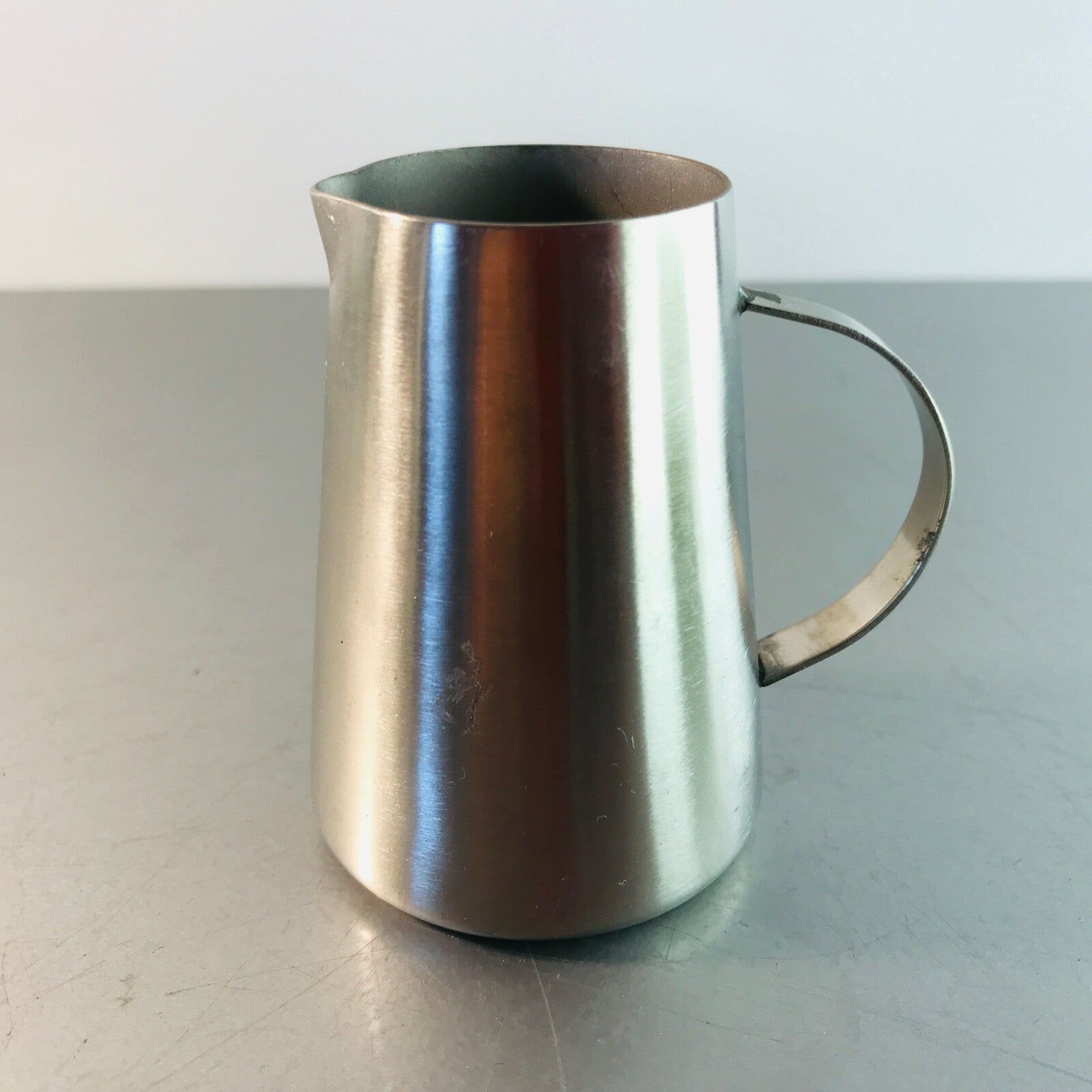 Milchkännchen Sahnekipper Edelstahl H 7,3 cm Kanne Kännchen matt