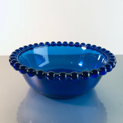 Fritz KEUCHEL Schälchen Schale `KUGELRAND` 60er 70er blau Schwepnitz VEB