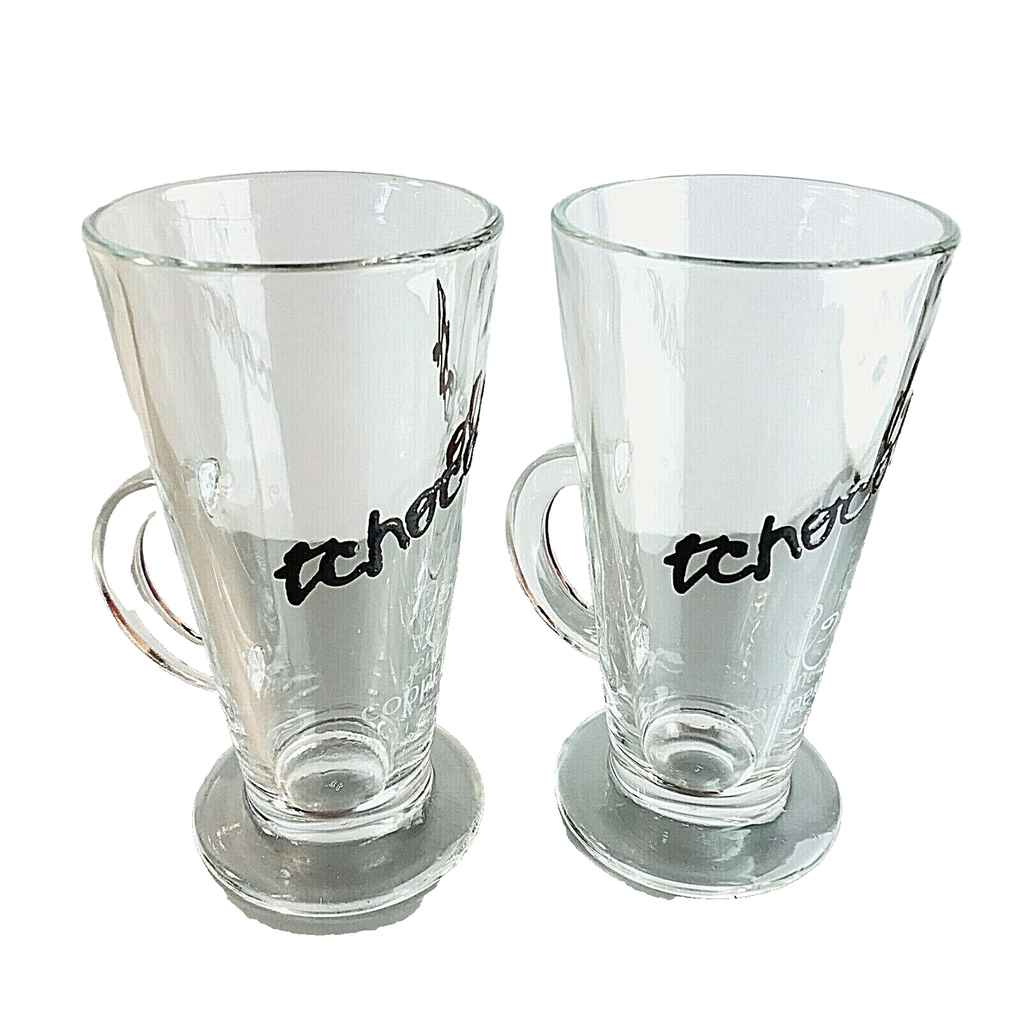 coppeneur Schokoladengläser heiße Schokolade Kaba 2er Set Glas 14,9 cm