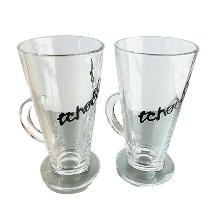 coppeneur Schokoladengläser heiße Schokolade Kaba 2er Set Glas 14,9 cm