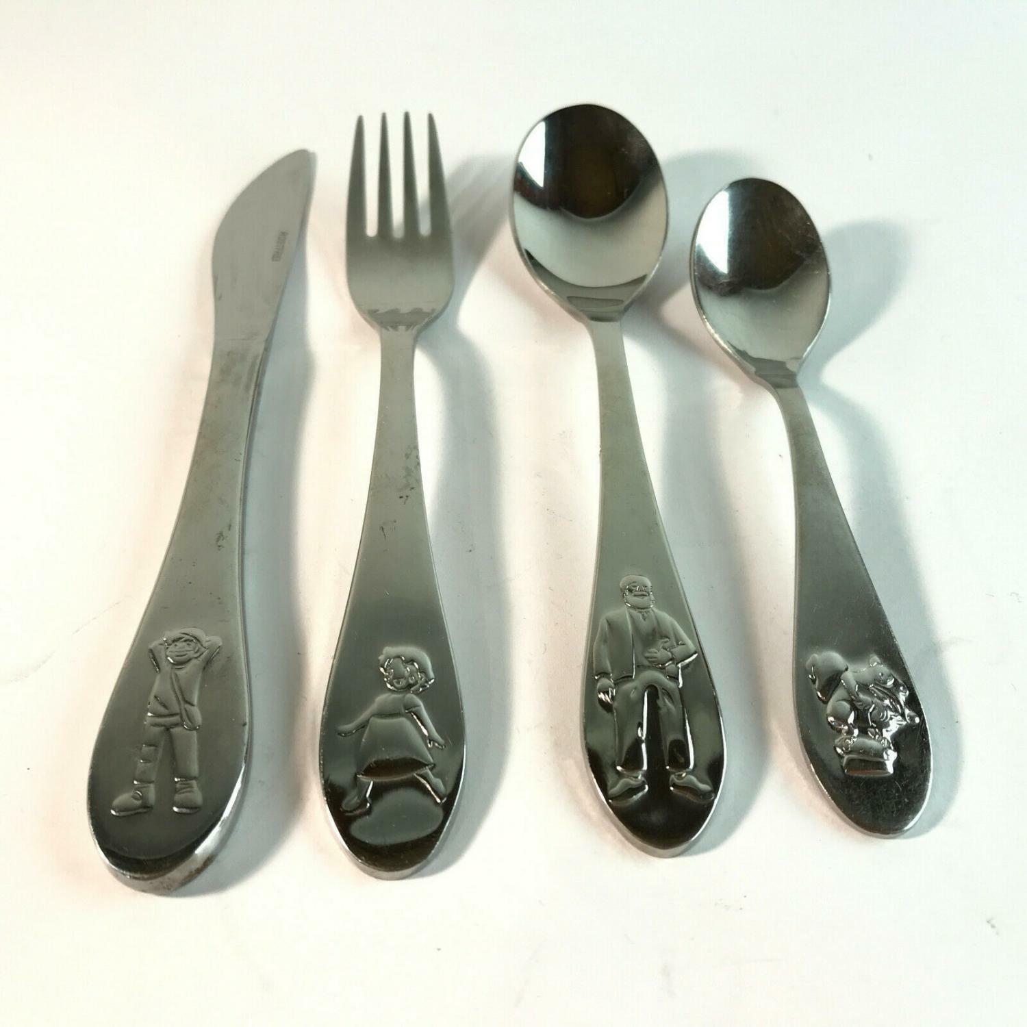 Kinderbesteck Edelstahl Messer 18,5 cm Gabeln Löffel mit Heidi