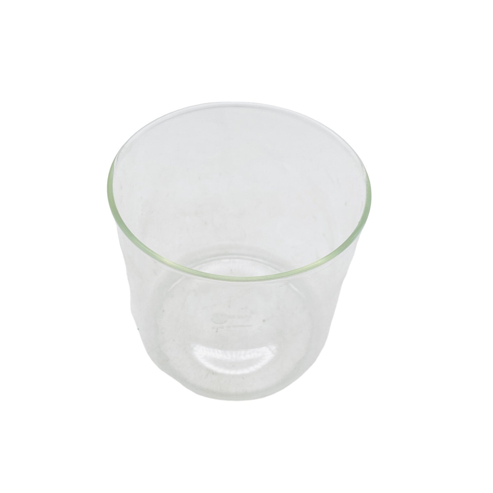 Jenauer Glas Vase H 161cm klar retro Bechervase Dekoration Blumenvase
