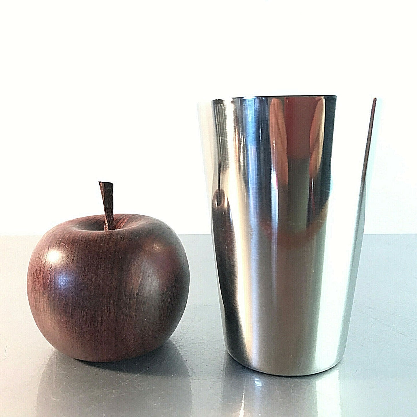 Edelstahl Becher 11 cm Trinkbecher Zahnputzbecher