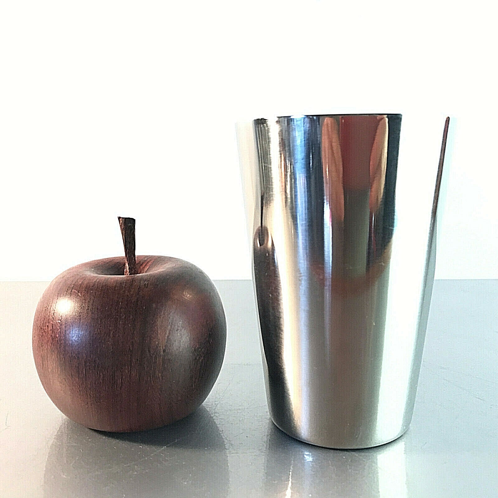 Edelstahl Becher 11 cm Trinkbecher Zahnputzbecher