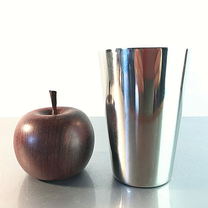 Edelstahl Becher 11 cm Trinkbecher Zahnputzbecher