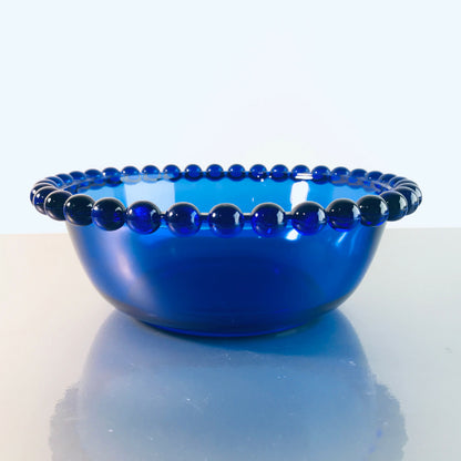 Fritz KEUCHEL Schälchen Schale `KUGELRAND` 60er 70er blau Schwepnitz VEB