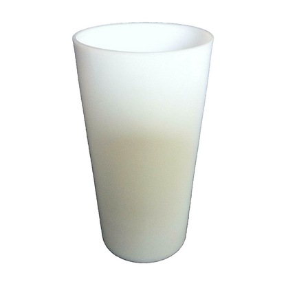 Glasbecher 1/4 l mit Ätzmarke der Fassung 12 cm handgefertigt GLAS Becher