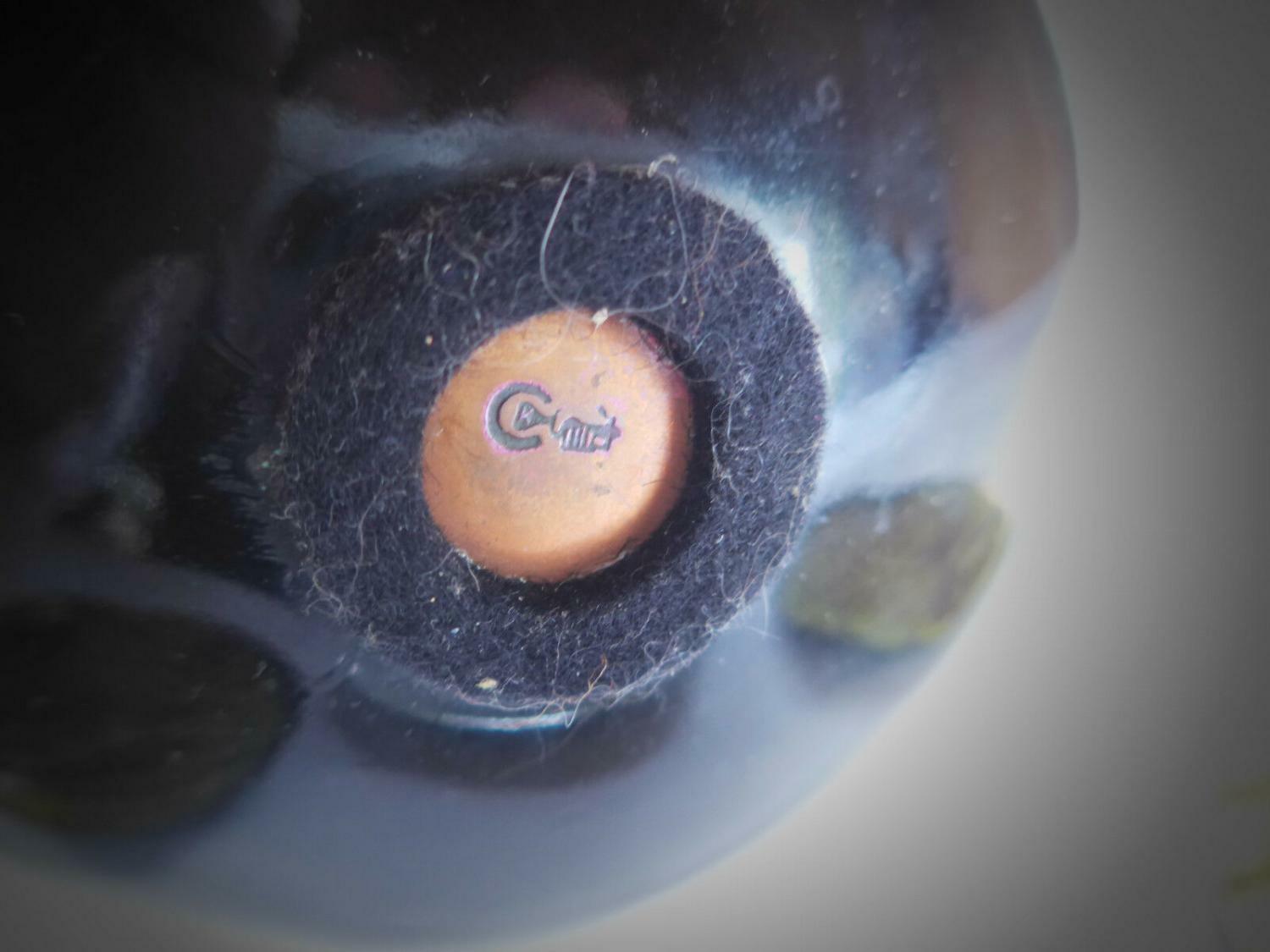 KUPFER Emaille Tellerchen 50er 60er MID CENTURY emailliert Untersetzer Set Deko