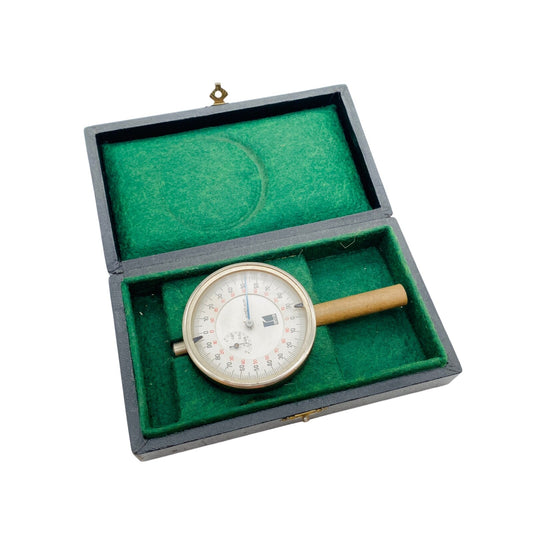 aba Tiefenmesser analgog  0,001 mm Messgerät in Koffer Vintage Messuhr