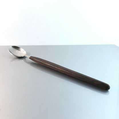Vintage Löffel Holz Teak 50er 60er MID CENTURY Vorlegelöffel 29 cm