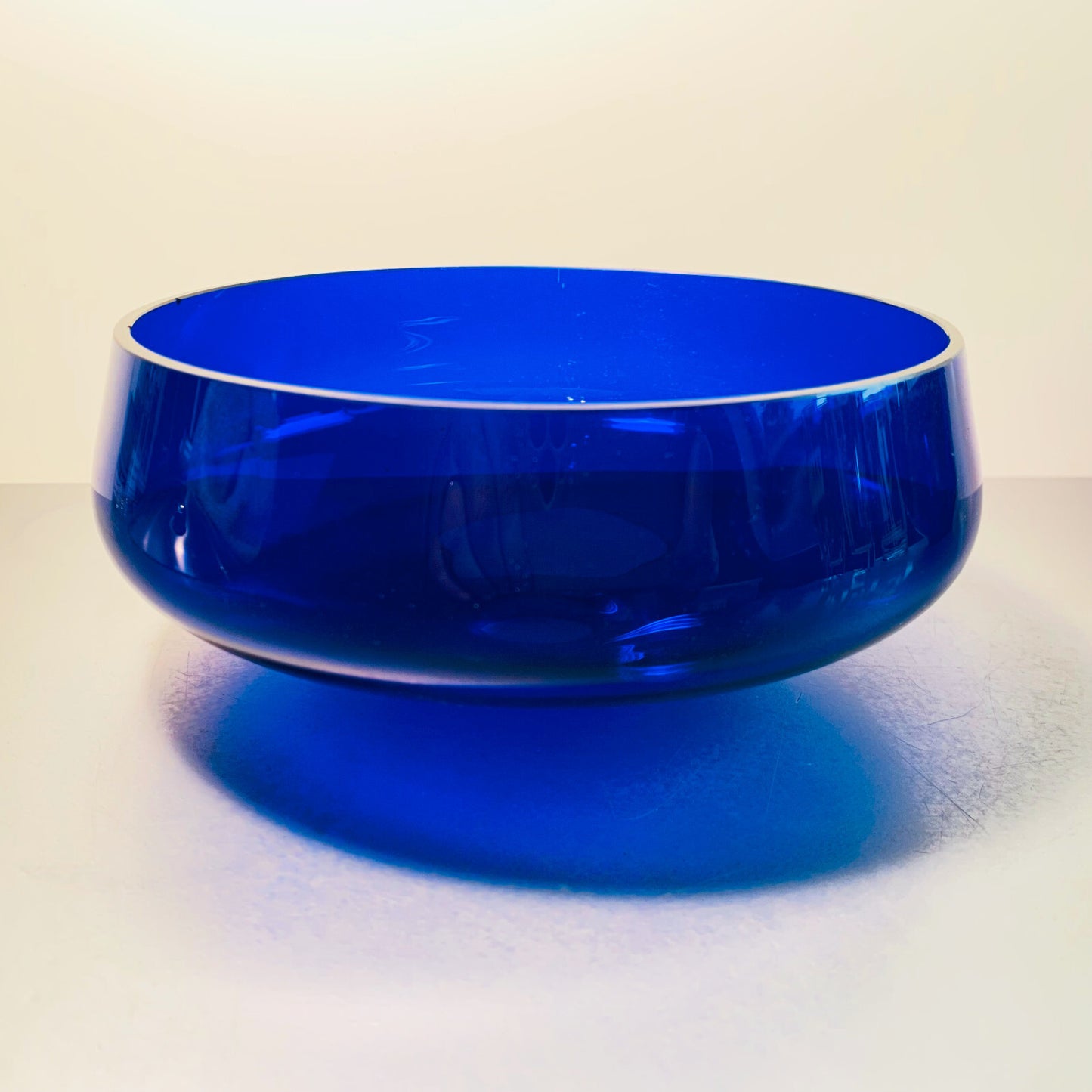 Schalen Schüssel Schälchen Glas 50er 60er blau Set 15/16 cm 50er 60er