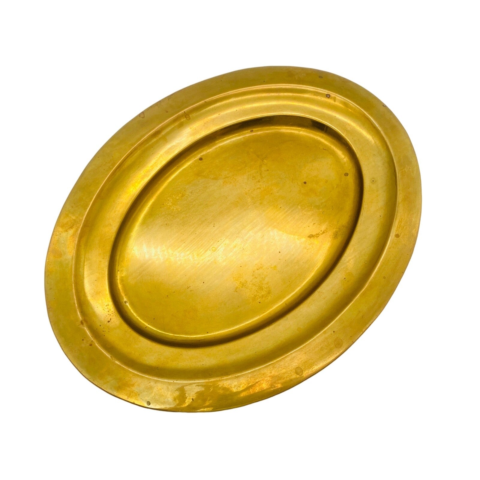 Gallo Vintage Tablett Messing gold 60er 70er L 35 cm Teetablett Hausbar Deko