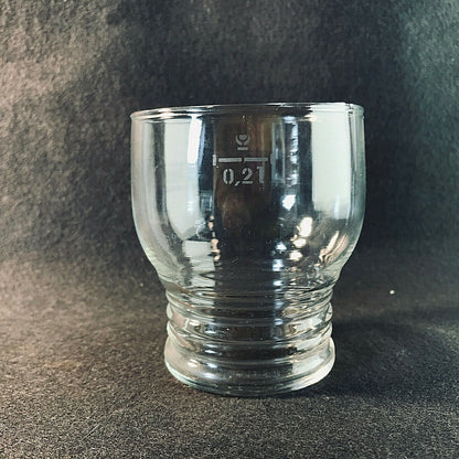 Wasserglas 8,5 cm  50er 60er Glas (Einzelglas)