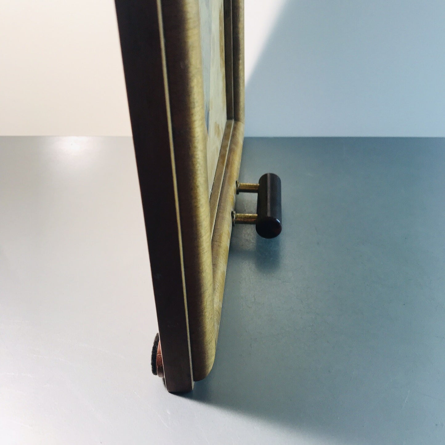 Art Déco 40er 50er 60er Tablett 48,5 x 33,7 cm HOLZ Holztablett 