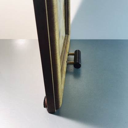 Art Déco 40er 50er 60er Tablett 48,5 x 33,7 cm HOLZ Holztablett 
