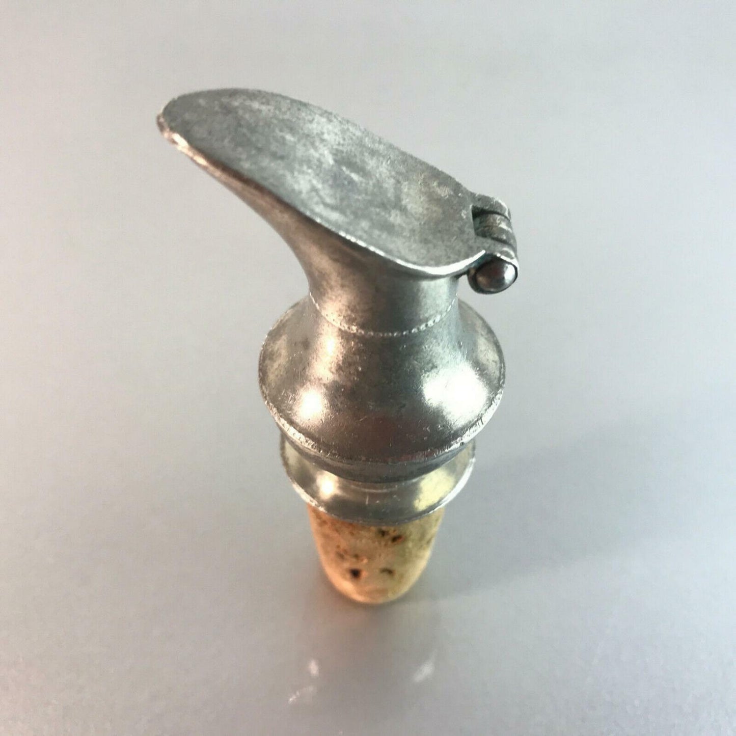 Ausgießer Zinn Vintage 50er 60er Schnapsausgießer Spender Schnabel