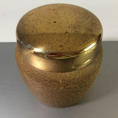 ERHARD & SÖHNE Dose MESSING Deckeldose H 10 cm cm Zigarettendose