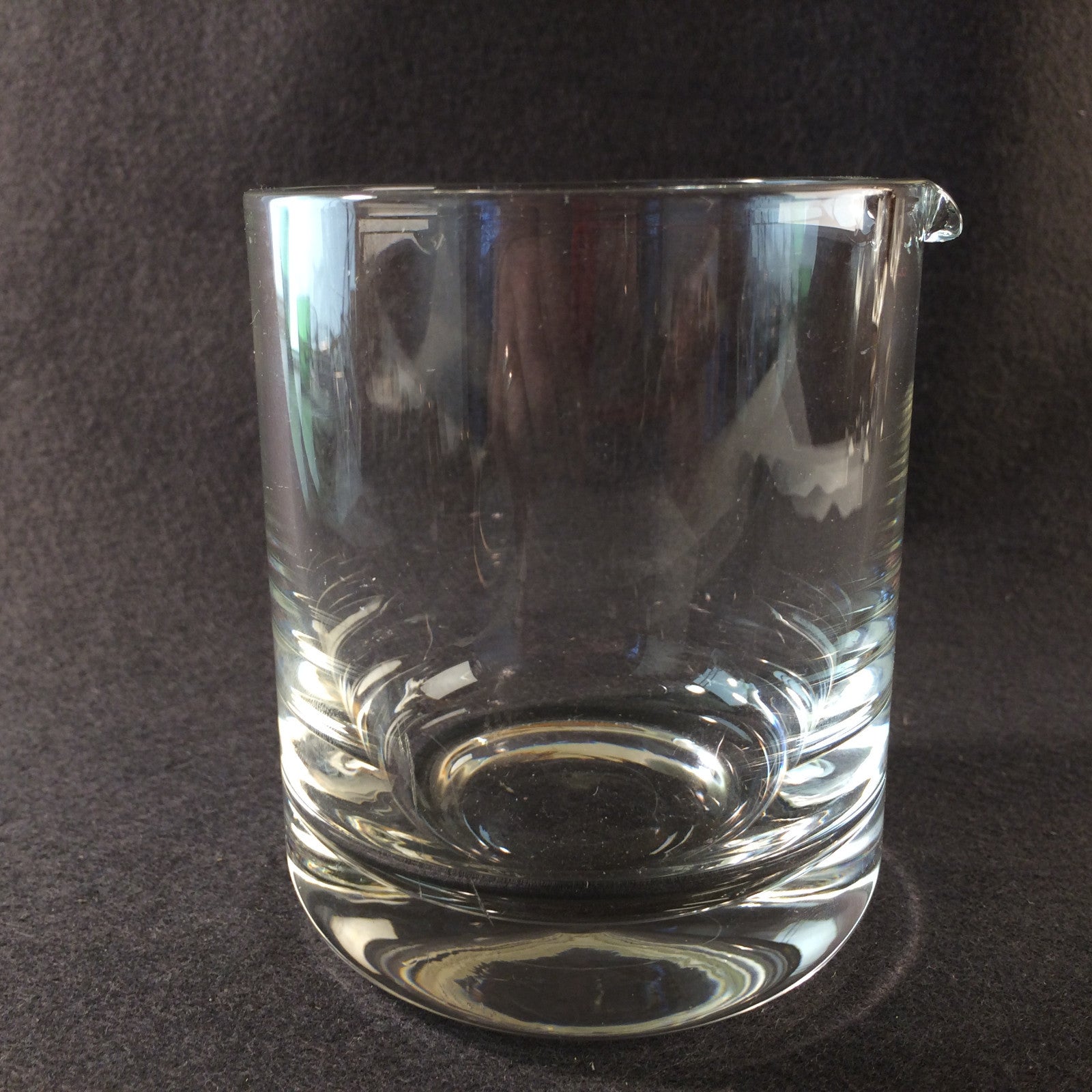 KARAFFE Kanne Krug im Design 60er 70er 9,5 cm Glas Kännchen