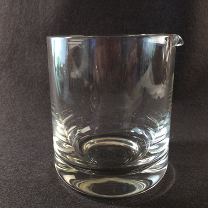 KARAFFE Kanne Krug im Design 60er 70er 9,5 cm Glas Kännchen