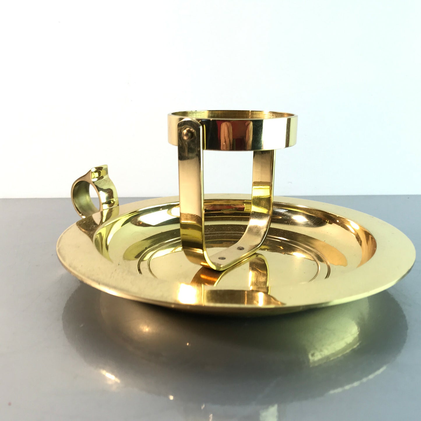 MID CENTURY Messing 50er 60er Kerzenhalter  Kerzenständer