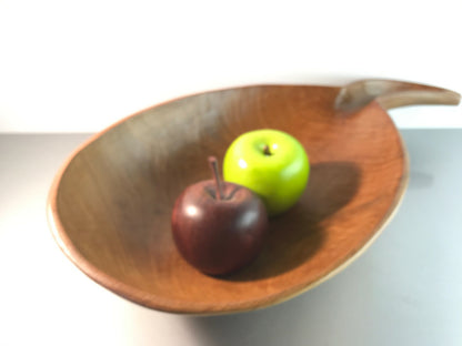 HOLZSCHALE Teak  45 cm Schale Schüssel Vintage 50er 60er MID CENTURY 