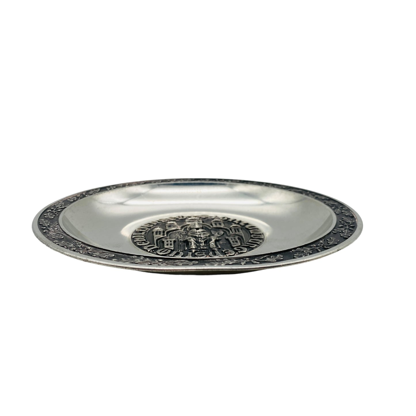 ASN Zinn Hochzeitsteller D 17,5 cm Sigillum Burgensium Dehildensem Teller