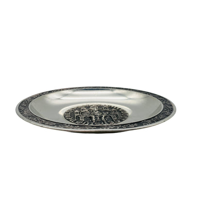 ASN Zinn Hochzeitsteller D 17,5 cm Sigillum Burgensium Dehildensem Teller