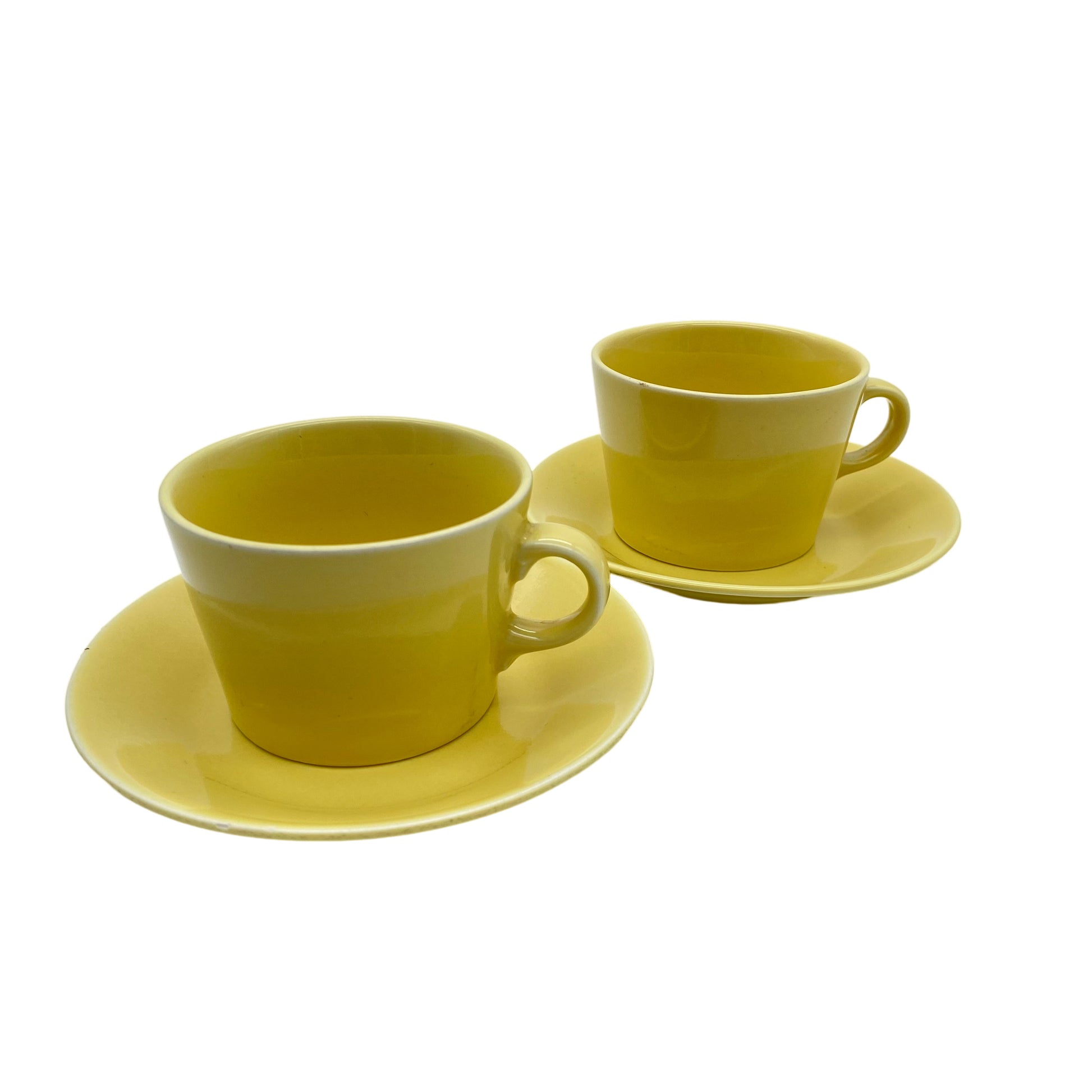 Arabia Kilta Teetassen 2er Set gelb von Kaj Franck Iittala Teema