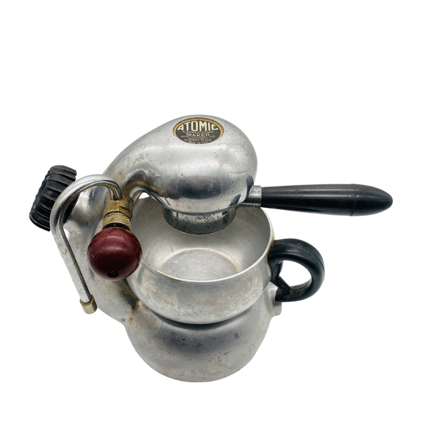 Atomic Cappuccino Maker Italy Aluminium 50er 60er 70er Vintage Mid Century Lounge